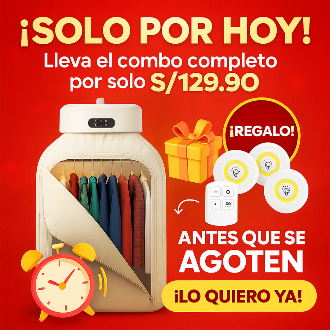 EasyDry ™ + Sett de 3 Luces Apagado Automatico